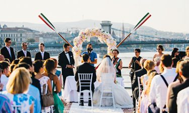 Danube river cruise Budapest, boat hire for wedding